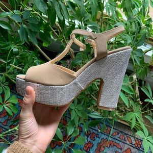 Anthropologie Wedge Heels Size 8